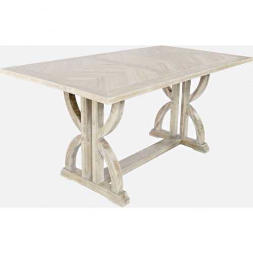 Fairview 60" Extension Counter Dining Table in Distressed Ash Finish